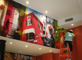 17-decoracion sobre pared en vinilo impreso