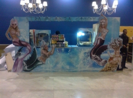 10-decoracion de stands en vinilo impreso full color sobre pvc espumado calado en laser