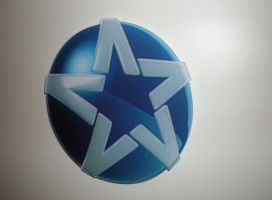 57-logo corporeo en acrilico impreso full color por el dorso